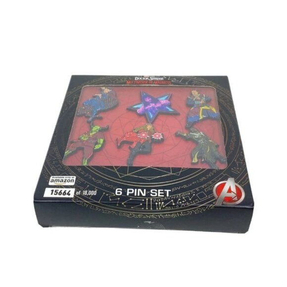 Marvel Studios Dr. Strange In The Multiverse Of Madness 6 Enamel Pins Exclusive - Picture 4 of 6